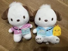 ポチャッコぬいぐるみセット ピンクと青