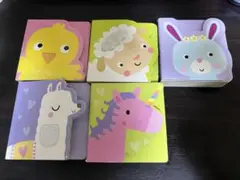 幼児向けの英語ボードブック 動物絵本 5冊セット