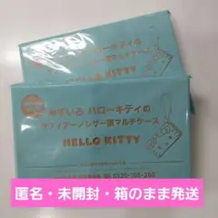 mini5月号付録HELLO KITTYサフィアーノレザー調マルチケース2セットのサムネイル