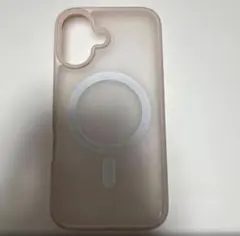 MagSafe対応 半透明ピンク iPhone16ケース
