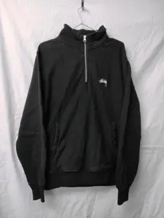 STUSSY ハーフジップ Mサイズ