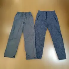 カーゴパンツ160 　ユニクロSサイズ　2本セット