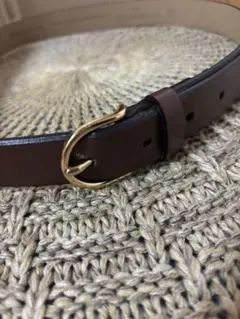 BANANA REPUBLIC ブラウンレザーベルト XSのサムネイル
