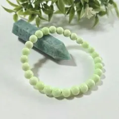 503o2　レモン クリソプレーズブレスレット　パワーストーン　天然石