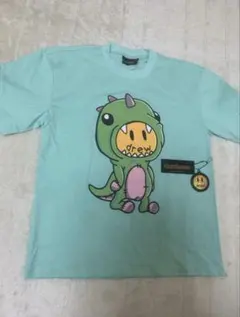 drew house Tシャツ ダイナソー ライトブルー S
