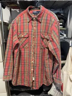 ラルフローレン ヘビー　ネルシャツ