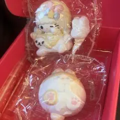白猫キャラクター 2個セット スクイーズ