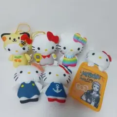 Hello Kitty ぬいぐるみ マスコット 6点セット