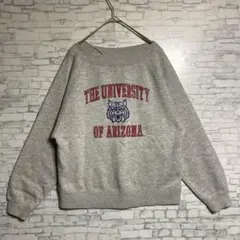 GU カレッジ　コラボシャツ　トレーナー　スエット　グレー　レディース　美品　M