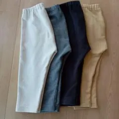 【ユニクロ】フリースレギンス80cm 4点セット