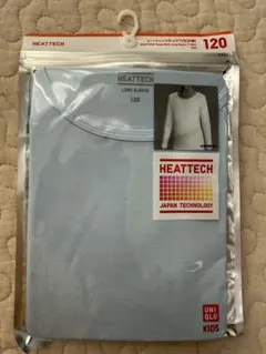 【新品】UNIQLO HEATTECH 長袖肌着 120 水色