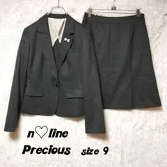 ☆大特価☆　エヌラインプレシャス　セットアップ　スーツ　ストライプ　９号　M
