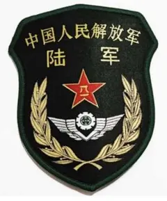 実物 中国人民解放軍 陸軍 現役用16式ワッペン パッチ