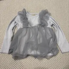 petit main フリル付きトップス　90サイズ
