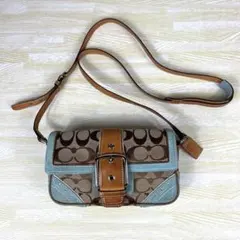 COACH コーチ シグネチャー ソーホー ショルダーバッグ ベルト 9758