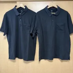 UNIQLO 黒 ポロシャツ エアリズム Mサイズ