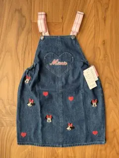 新品・未着用　ミニーマウス ジャンパースカート 120サイズ