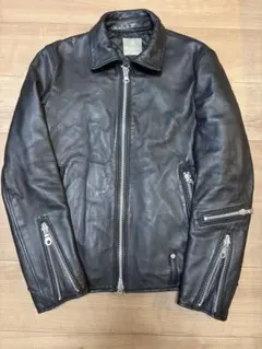 nano universe シングルライダースジャケット　M