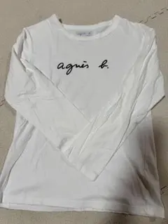 アニエスベー　白ロンT
