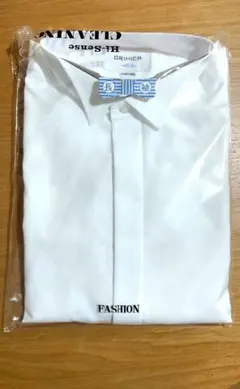 ウイングカラーシャツ　白　結婚式