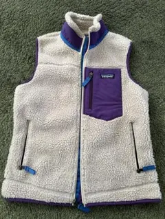 patagonia レトロX フリースベスト　パープル