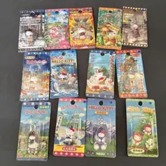 ご当地限定ハローキティ 7点セット　根付け　ファスナーストラップ　ボールペン ご当地限定ハローキティ 7点セット 根付け ファスナーストラップ