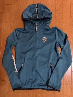 乗馬用品 Eskadron フード付きハーフジップパーカー