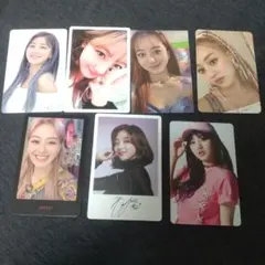 twice ジヒョ　トレカ7枚セット