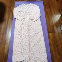レトロWacoal 花柄 ロングルームウェア Mサイズ　お値下げしました。のサムネイル
