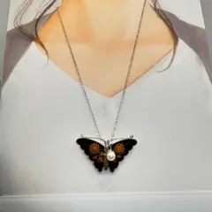 【美品／希少】ヒステリックグラマー　ネックレス　ブレスレット　バタフライ　蝶　黒 美品／希少】ヒステリックグラマー ネックレス ブレスレット