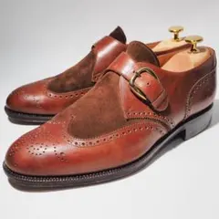 美品】YANKO ヤンコ Uチップ 6½ グレインレザー スペイン製 ブラウン