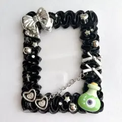 【No.572】ホイップデコケース B8 トレカケースデコ　ブラック