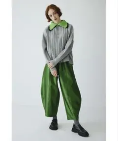 パンツ Shiny cocoon pantsシャイニーコクーンパンツ レディースのサムネイル