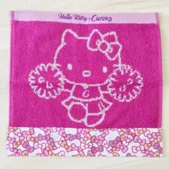 ​新品✨️非売品　ハローキティ カーブス コラボ ハンドタオル チアリーダー