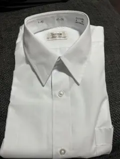 TSUCHIYA ホワイト長袖　カッターシャツ L
