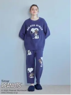 新品タグ付き　ジェラピケ PEANUTS SNOOPY×BEAR 上下セット