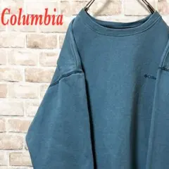 ☆くすみカラー☆ Columbia☆コロンビア☆スウェット☆刺繍☆ワン 