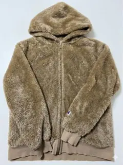 Champion フリースジャケット ベージュ