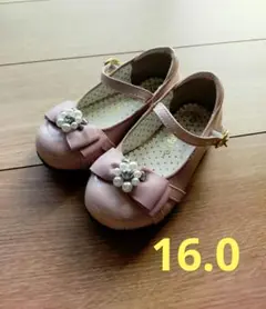【お値下げ❗️】Petty Tots ピンク フォーマルシューズ 16
