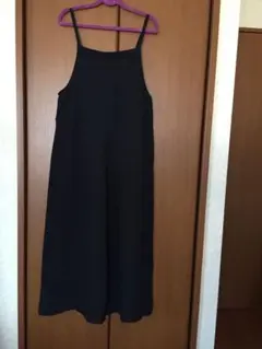 gu 前後2way サロペット BLACK