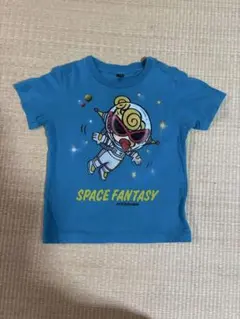 HYSTERIC MINI ヒスミニ Tシャツ ブルー 90 宇宙　25thのサムネイル