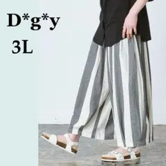 ✨極美品✨】BEARDSLEY◎リネンビッグチェックウエストリブパンツ