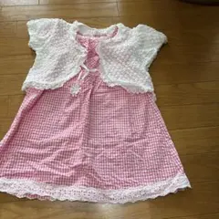 【メゾピアノ】 ワンピースとボレロのセット
