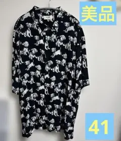 セリーヌ　23ss バタフライ　ハワイアンシャツ　オープンカラー　エディスリマン セリーヌ 23ss バタフライ ハワイアンシャツ オープンカラー