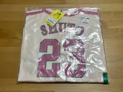 最終値下げ　ピンクリボン　レプリカユニフォーム　周東佑京　Lサイズ　新品未使用 レプリカユニフォーム ピンクリボン 周東佑京