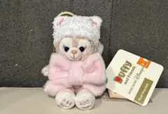 【新品未使用】香港ディズニー　リーナベル　冬　お座りぬいぐるみキーチェーン