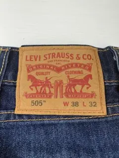Levi’s 505™ W38 L32 デニム ジーンズ インディゴ リーバイス
