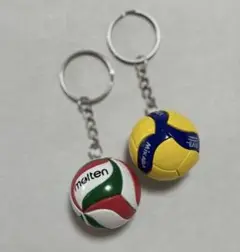バレーボールキーホルダー　2種2個セット