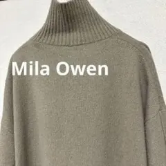 Mila Owen グレー タートルネックセーター
