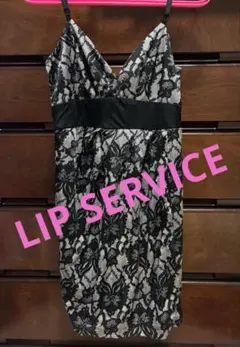 LIP SERVICE ノースリーブ ミニワンピース